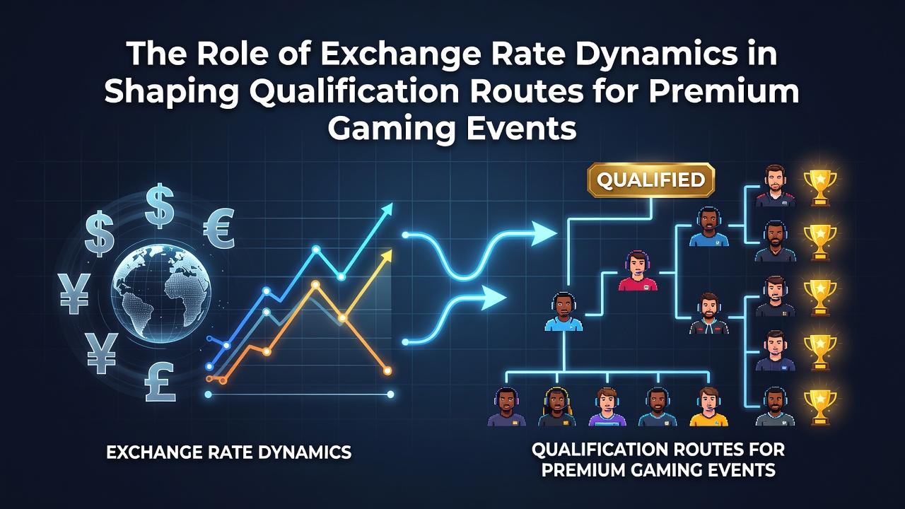 Grafik zu Wechselkursbewegungen und deren Einfluss auf Gaming-Qualifikationen
