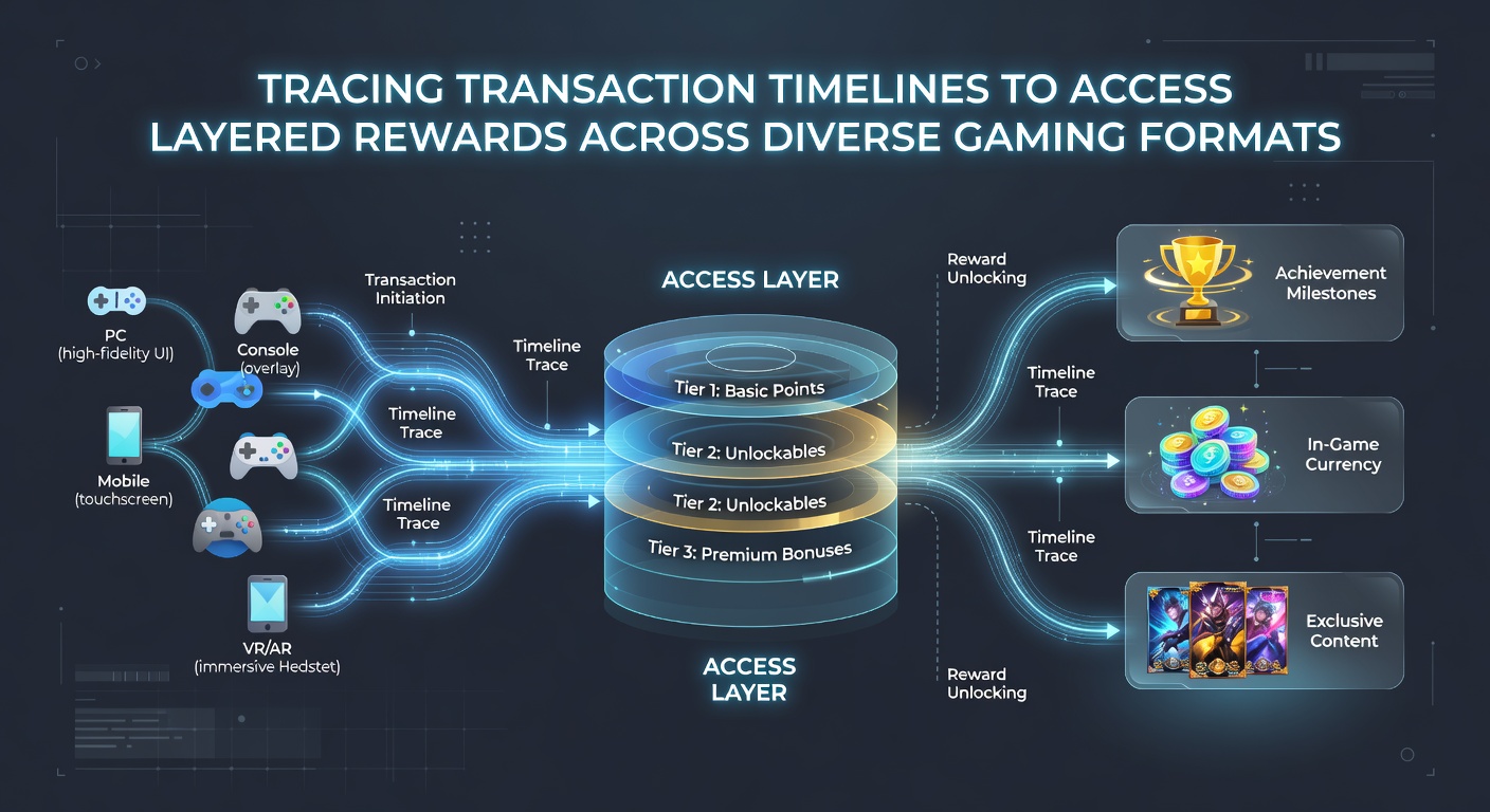 Visualisierung von Transaktions-Timelines in Gaming-Plattformen mit gestaffelten Belohnungssystemen