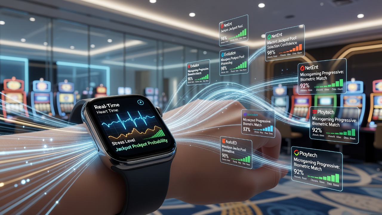 Datenfluss von Wearables zu Jackpot-Empfehlungen in lizenzierten Netzwerken